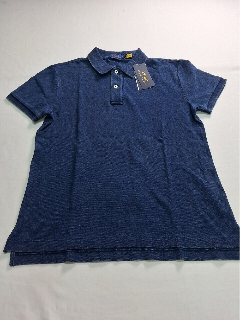 Polo Ralph Lauren Men's Classic Fit Blue Cotton Polo Shirt Medium New With Tags